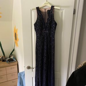 Long Blue Dress